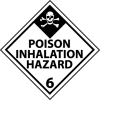DOT Placard - Poison Inhalation Hazard 6