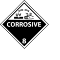 DOT Placard - Corrosive