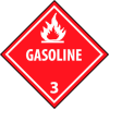 DOT Placard - Gasoline