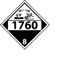 DOT Placard - 1760 8