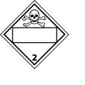 DOT Placard - Poison Gas 2