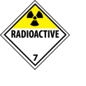 DOT Placard - Radioactive 7