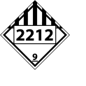 DOT Placard - Four Digit 2212