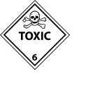 DOT Placard - Toxic 6