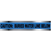 AVERTISSEMENT souterrain détectable Tape - attention ligne enfouie de l’eau inférieure à - 2" W