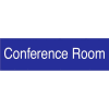 Engraved Sign - Conference Room - Blue