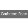 Engraved Sign - Conference Room - Gray