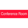 Engraved Sign - Conference Room - Red