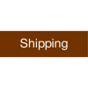 Engraved Sign - Shipping - Brown