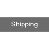 Engraved Sign - Shipping - Gray