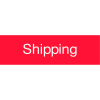 Engraved Sign - Shipping - Red