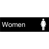 Engraved Sign - Women - Black