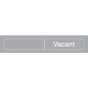 Engraved Occupancy Sign - Occupied Vacant - Brown