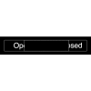 Engraved Occupancy Sign - Open Closed - Black