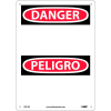 Bilingual Plastic Sign - Danger Blank