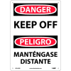 Bilingual Plastic Sign - Danger Keep Off