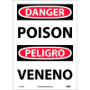 Bilingual Vinyl Sign - Danger Poison