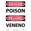 Bilingual Plastic Sign - Danger Poison