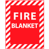 Fire Safety Sign - Fire Blanket - Vinyl
