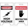 Floor Sign - Danger High Voltage Warning Restricted Area