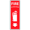 Fire Safety Sign - Fire Extinguisher - Vinyl