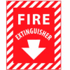 Fire Safety Sign - Fire Extinguisher - Plastic