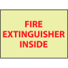 Glow Sign Vinyl - Fire Extinguisher Inside