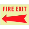 Glow Sign Vinyl - Left Arrow