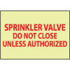 Glow Sign Rigid Plastic - Do Not Close