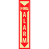Glow Sign Rigid Plastic - Fire Alarm