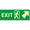 Glow Sign Vinyl - 5X14(w/ Door And Right Up Arrow)
