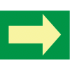 Glow Sign Rigid Plastic - Arrow