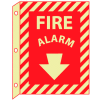3D Glow Sign Plastic - Fire Alarm