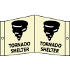 3d Glow signe acrylique - Tornado Shelter