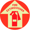 Glow Floor Sign - Fire Extinguisher