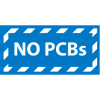 Hazardous Waste Vinyl Labels - No PCB's