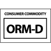 Hazardous Waste Vinyl Labels - Consumer Commodity ORM-D