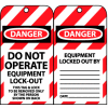 Lockout Tags - Do Not Operate Equipment Lock-Out