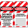 Étiquettes de verrouillage - N’utilisez pas de Maintenance Lock-Out