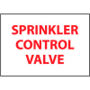 Fire Safety Sign - Sprinkler Control Valve - Plastic