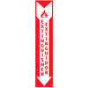 Fire Safety Sign - Bilingual - Extinguisher Extinor - Plastic