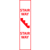 Fire Safety Sign - Stairway - Plastic