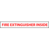 Fire Safety Sign - Fire Extinguisher Inside - Vinyl