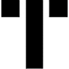 Individual Character Stencil 24" - Letter T