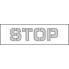 Parking Lot Stencil 18x4 - Stop