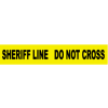 Printed Barricade Tape - Sheriff Line Do Not Cross