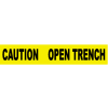 Printed Barricade Tape - Caution Open Trench
