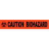 Ruban barricade NMC, 3 » x 1000', orange, Attention Biohazard