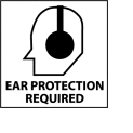 Graphic Safety Labels - Ear Protection Required