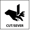 Graphic Safety Labels - Cut / Sever